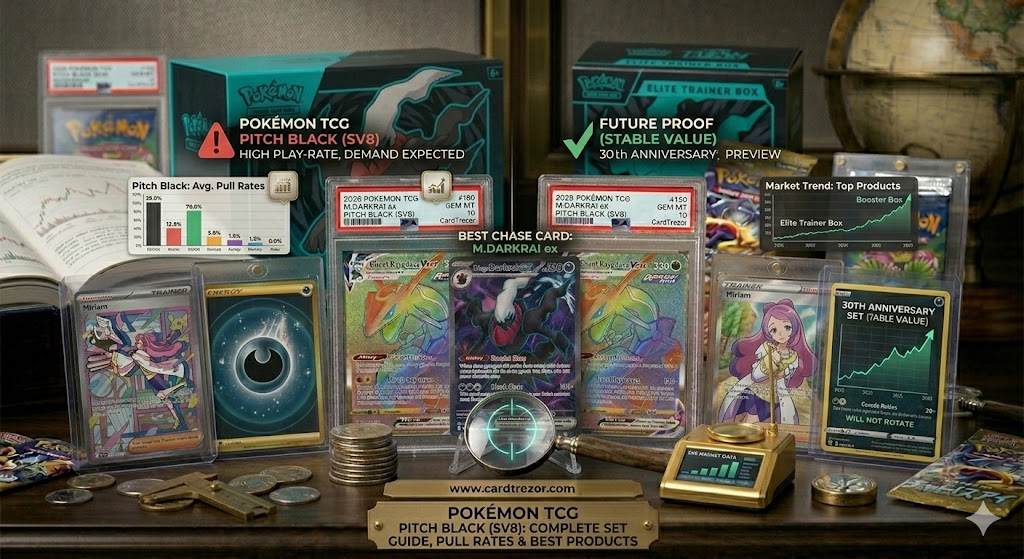 Pitch Black (SV8) 2026: Mega Darkrai ex €460 & Pull-Raten