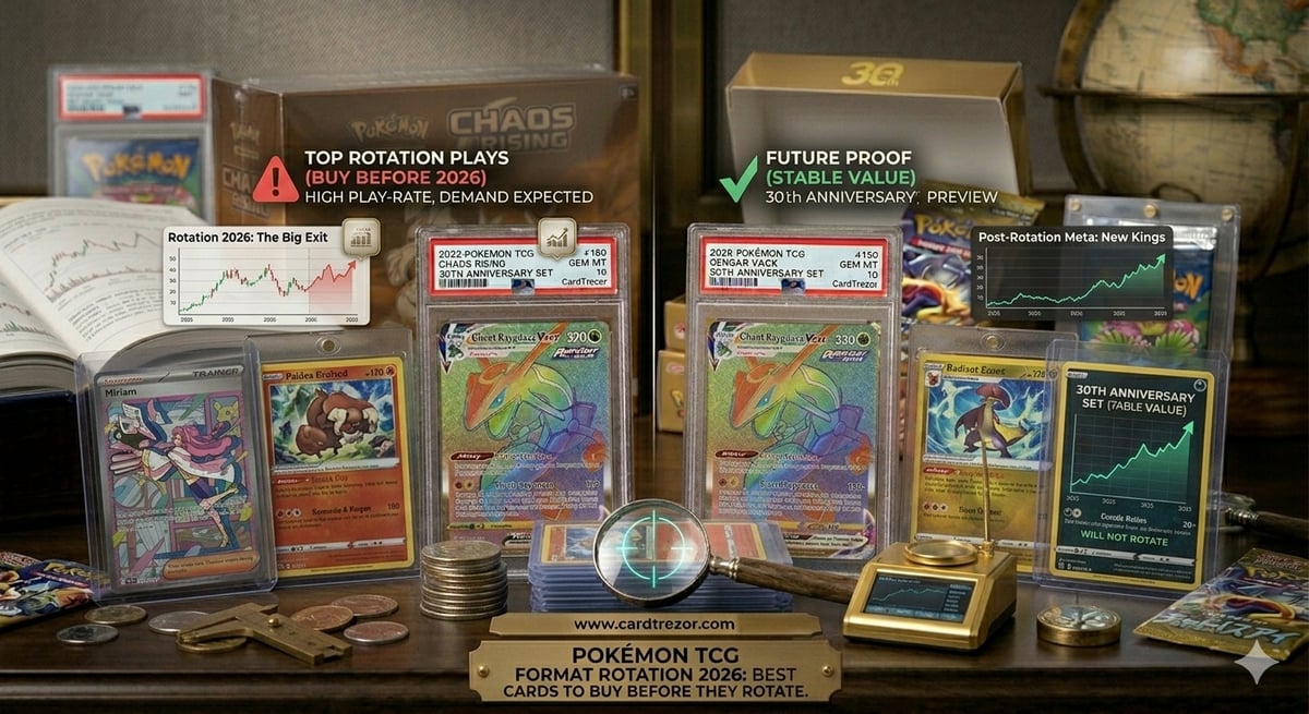 Pokémon TCG Rotation 2026: 7 Karten vor Preisverfall kaufen